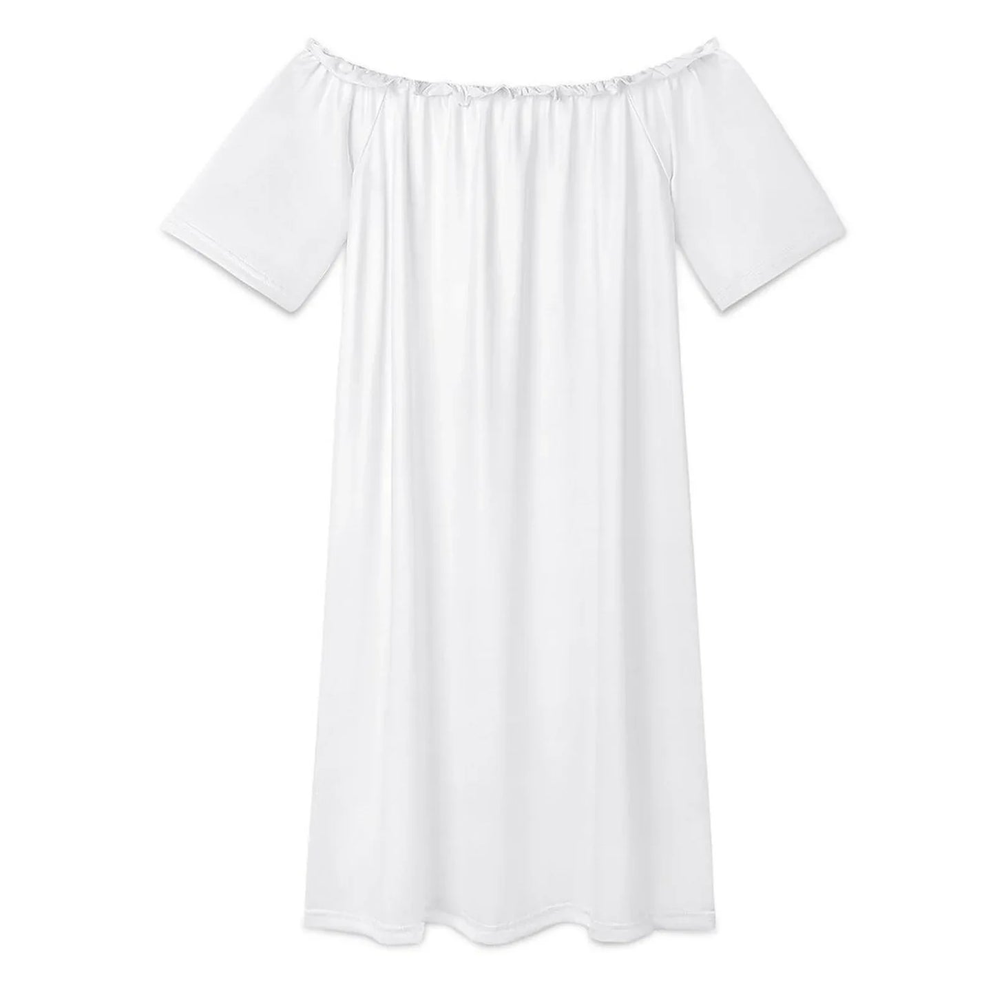 Women’s Off Shoulder Short Sleeve Dress - Nogicle
