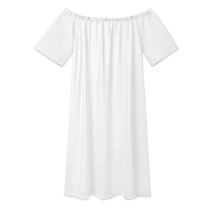 Women’s Off Shoulder Short Sleeve Dress - Nogicle