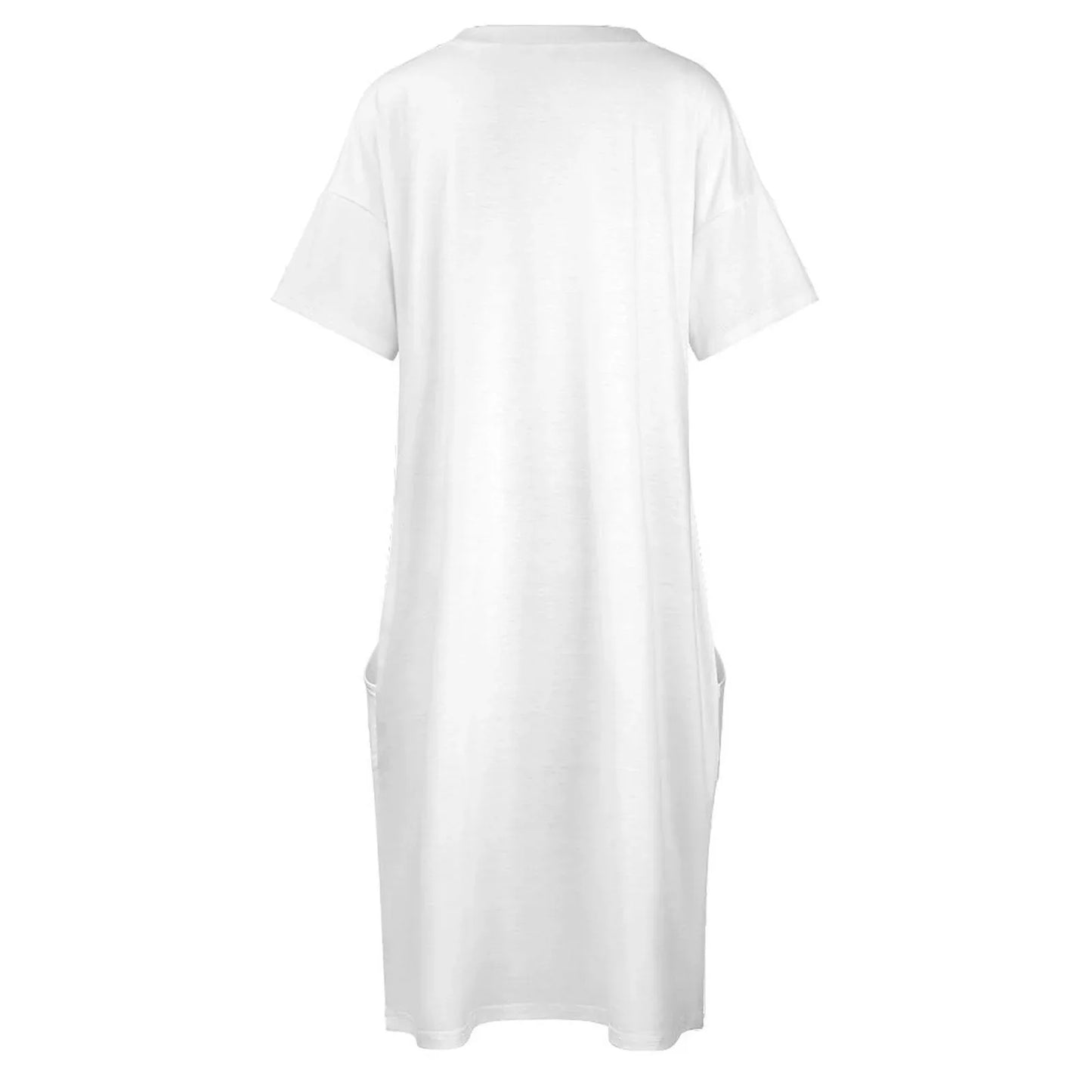 Women’s Casual Loose Fit Pocket Dress - Nogicle