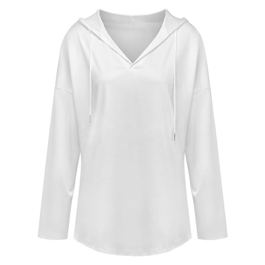 Women’s V-Neck Hoodie Top