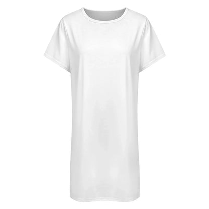 Women’s Loose Fit Short Sleeve Sleep Dress - Nogicle