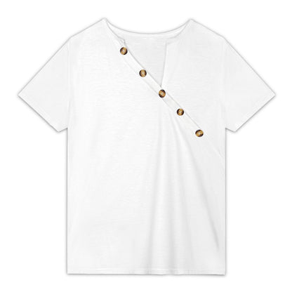 Women’s Button Detail Short Sleeve Top