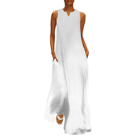 Sleeveless Flowy Maxi Dress