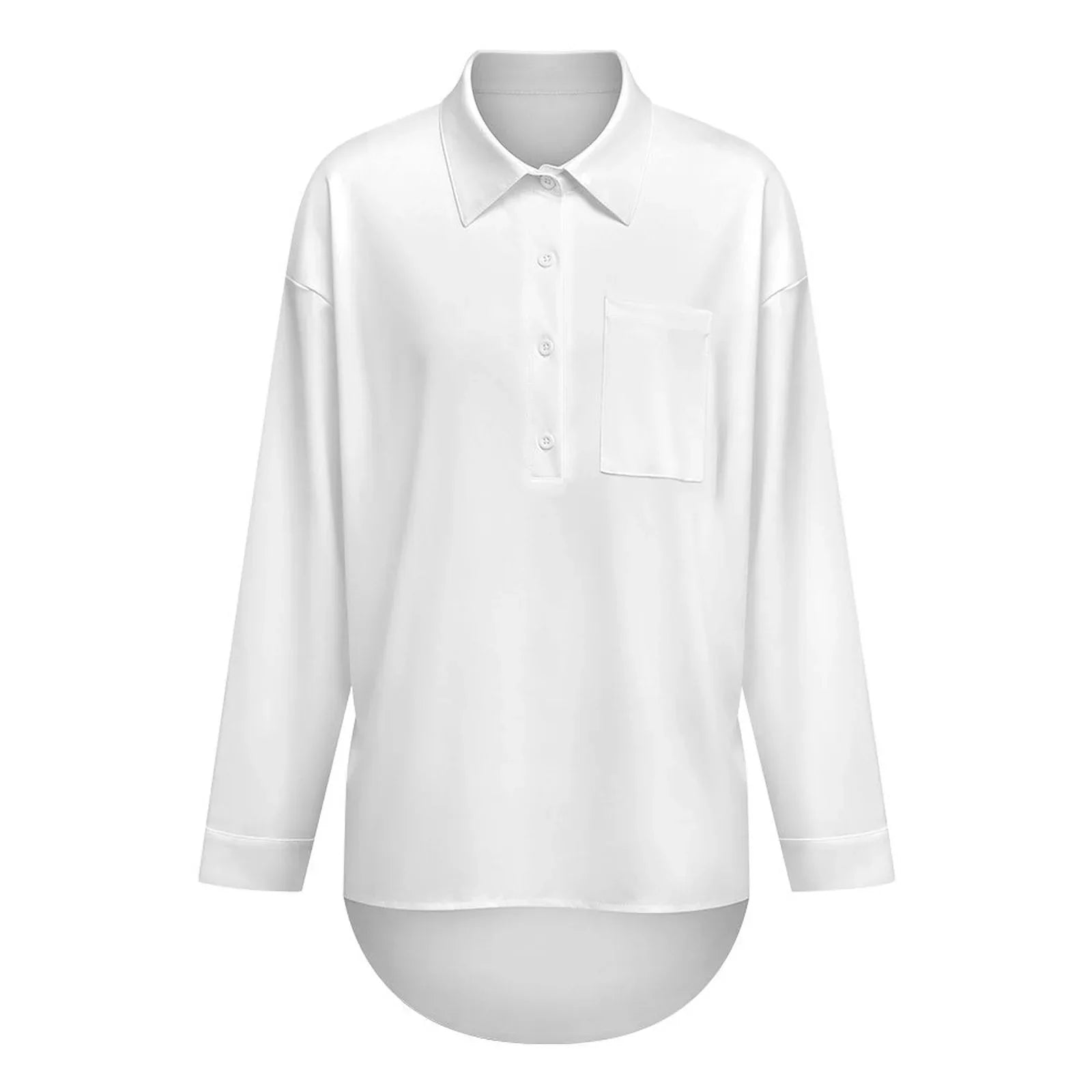 Women’s Drop Shoulder Long Sleeve Blouse - Nogicle