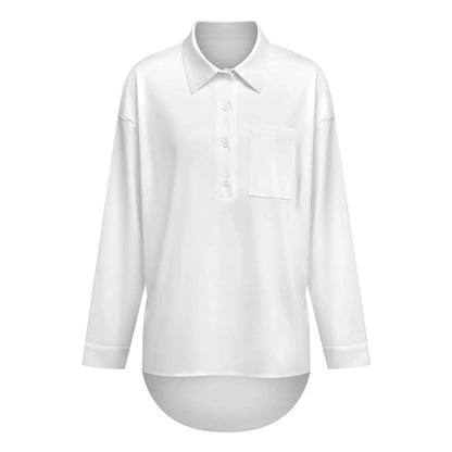 Women’s Drop Shoulder Long Sleeve Blouse - Nogicle