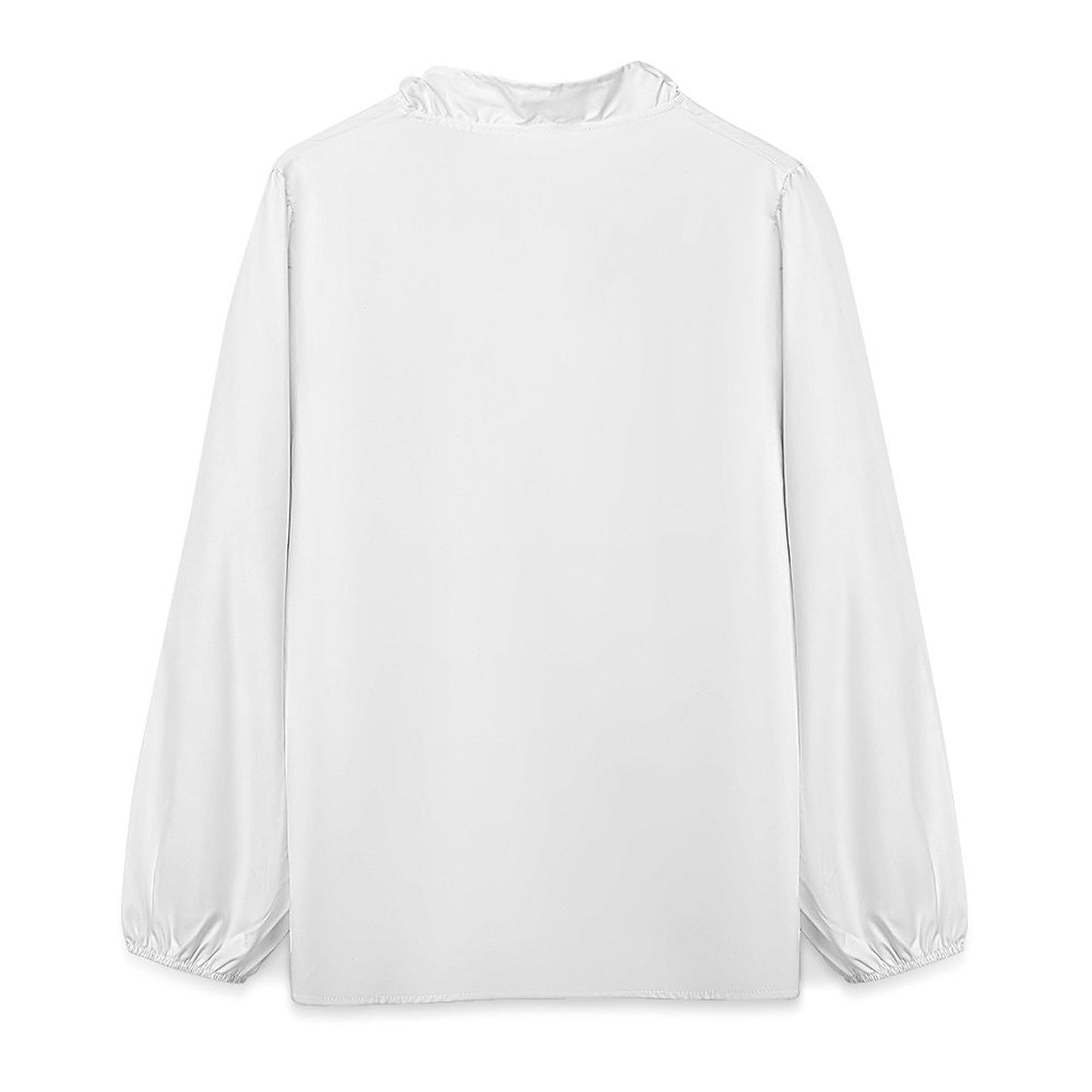 Women’s Long Sleeve Ruffle Front Blouse