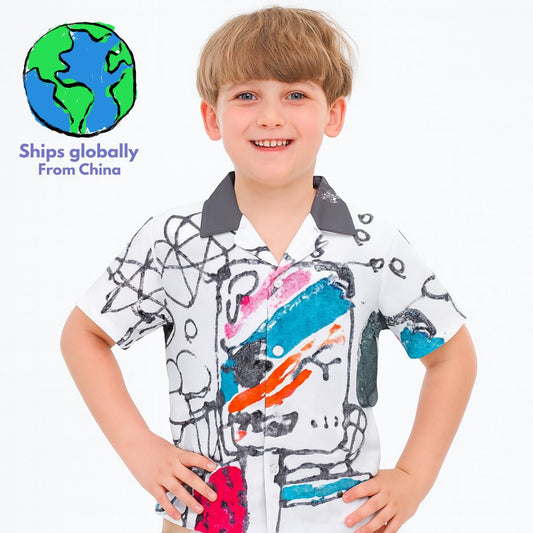 Boys’ Camp Collar Shirt
