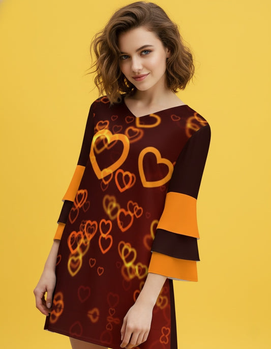 Women’s Ruffle Sleeve Dress