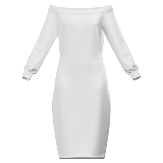 Women’s Off-Shoulder Long Sleeve Bodycon Dress