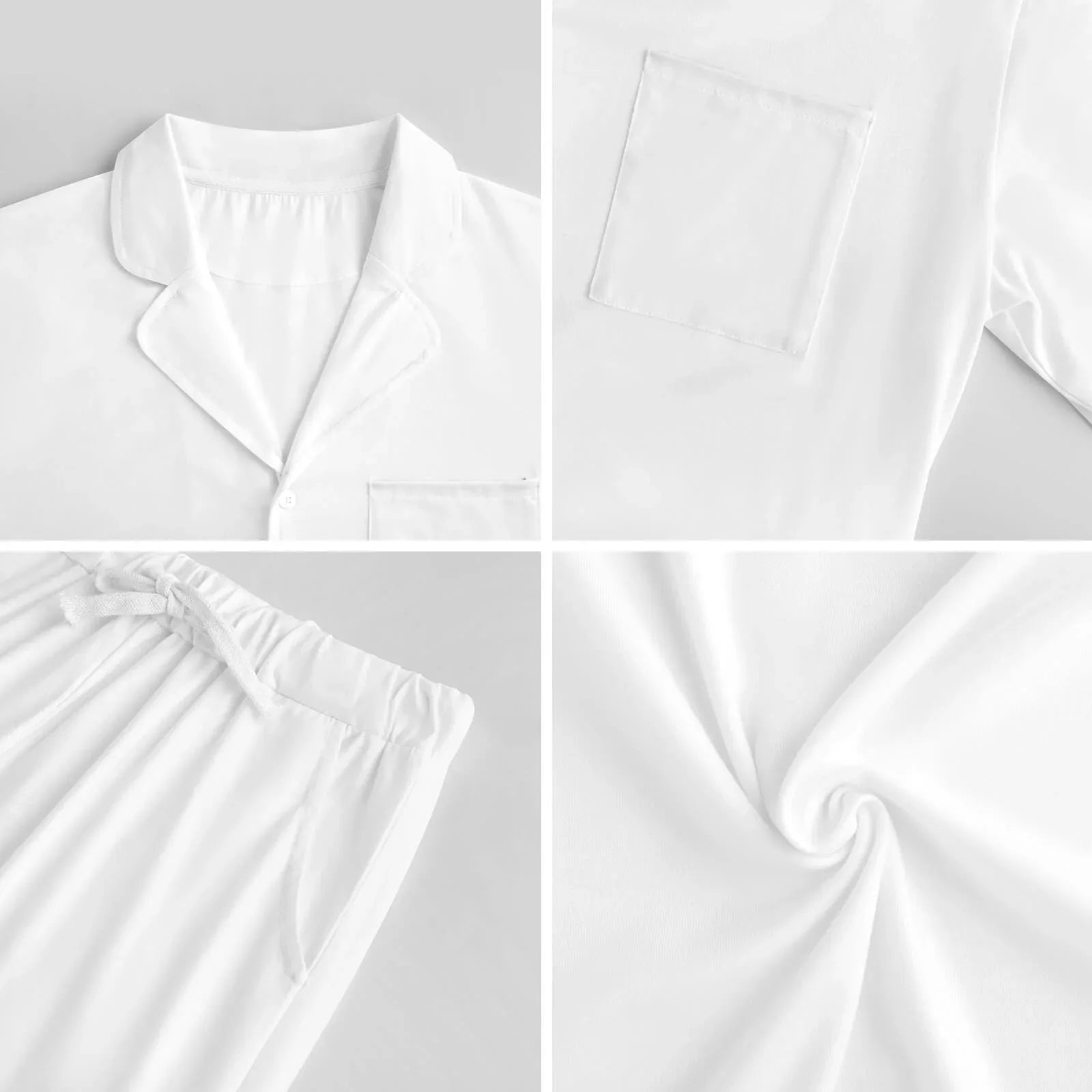 Women’s Classic Cuban-Collar Pajama Set - Nogicle