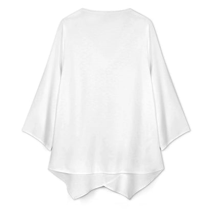 Women’s V-Neck Zip Blouse - Nogicle