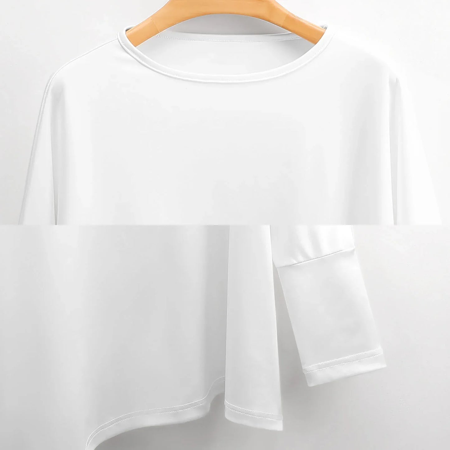 Women’s Asymmetric Long Sleeve Top - Nogicle