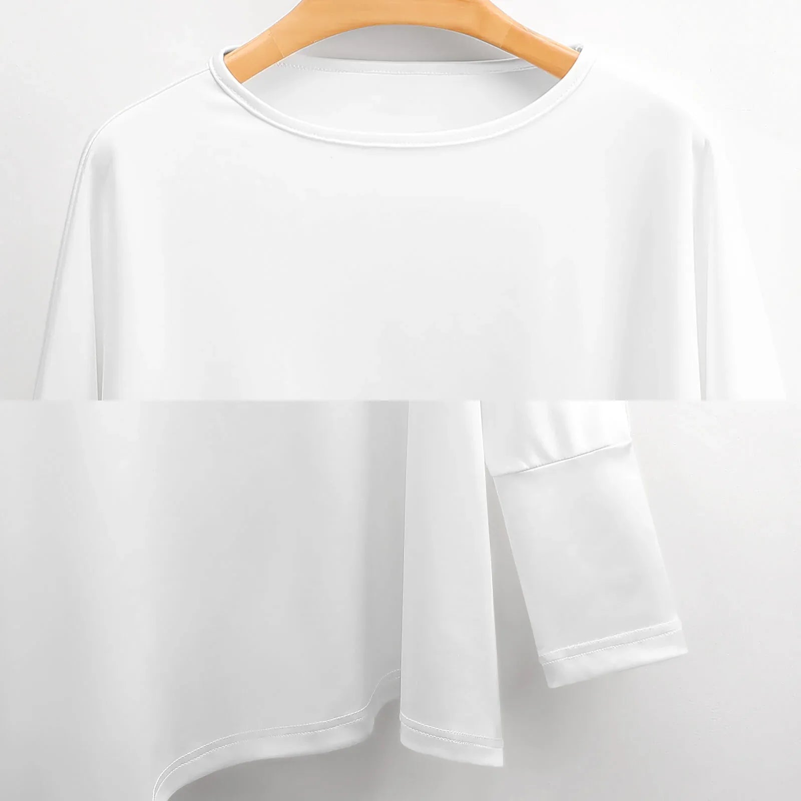 Women’s Asymmetric Long Sleeve Top - Nogicle