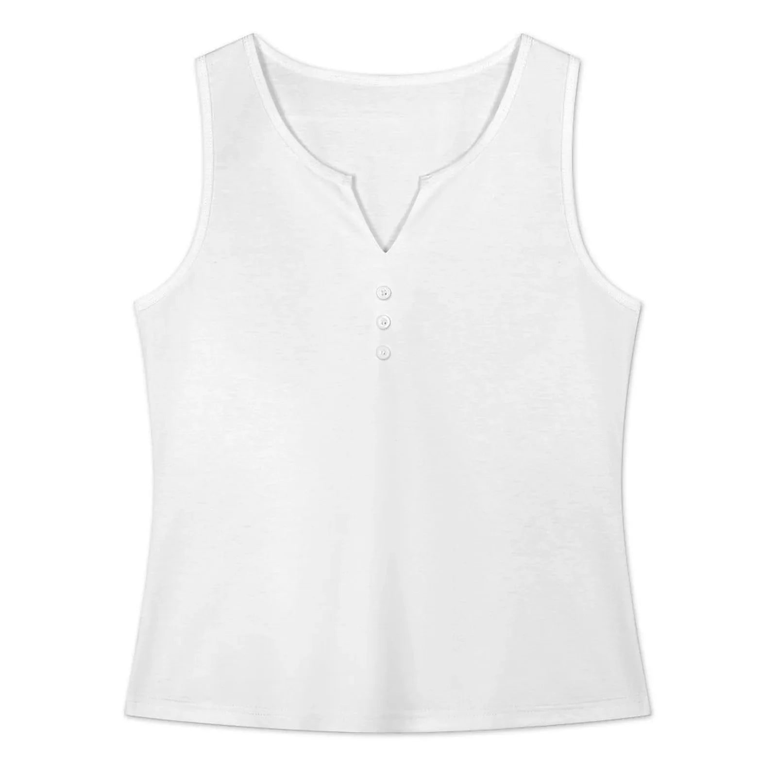 Women’s Button Front Tank Top - Nogicle