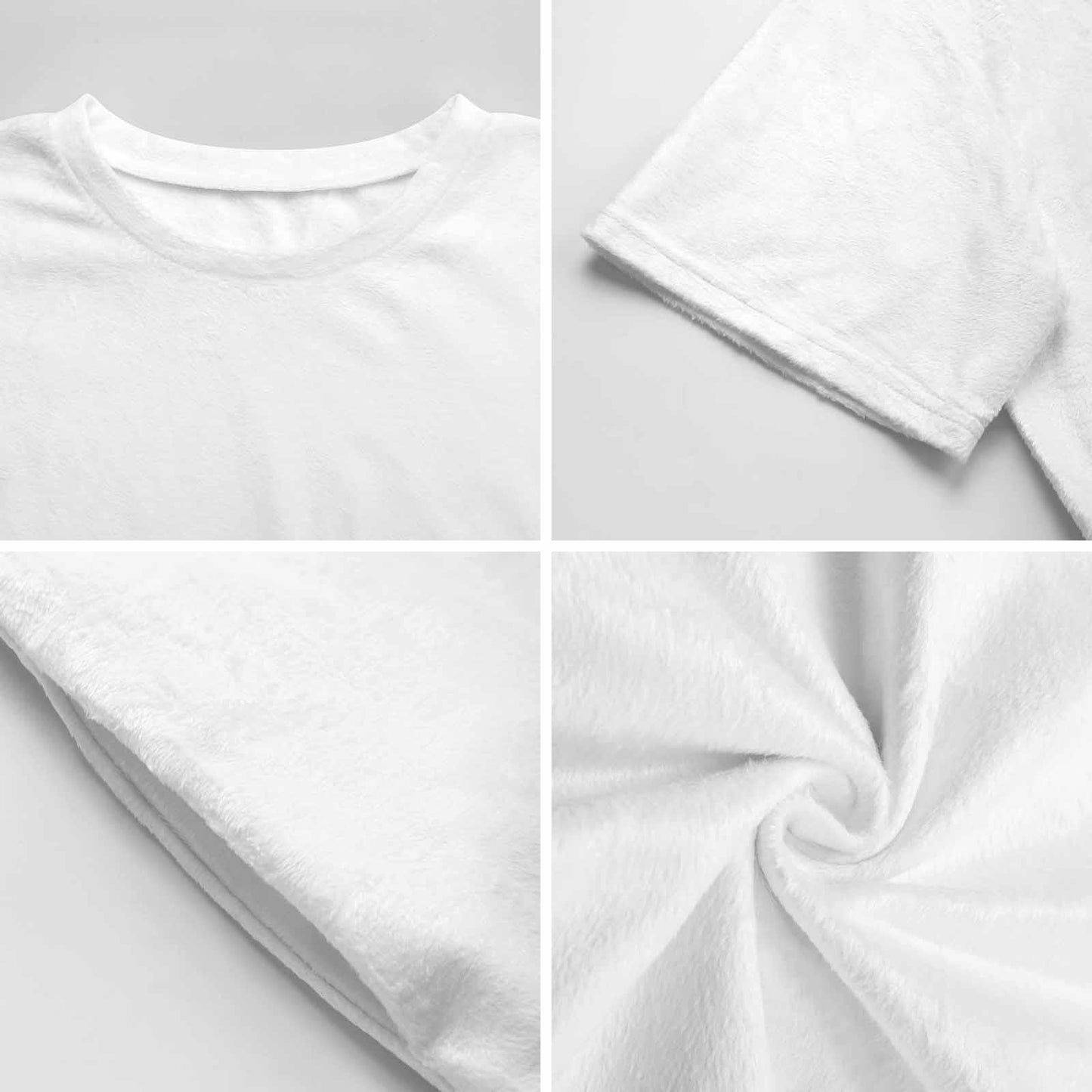 Women’s Fleece Oversized T-Shirt Dress - Nogicle