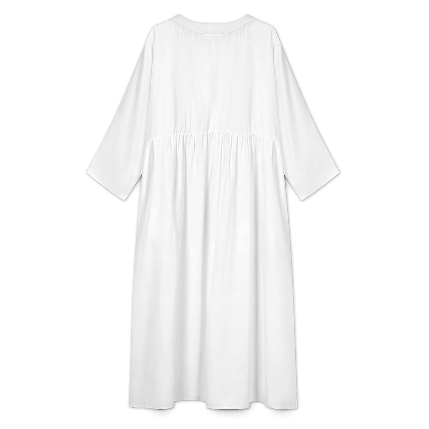 Women’s Button-Down Casual Midi Dress
