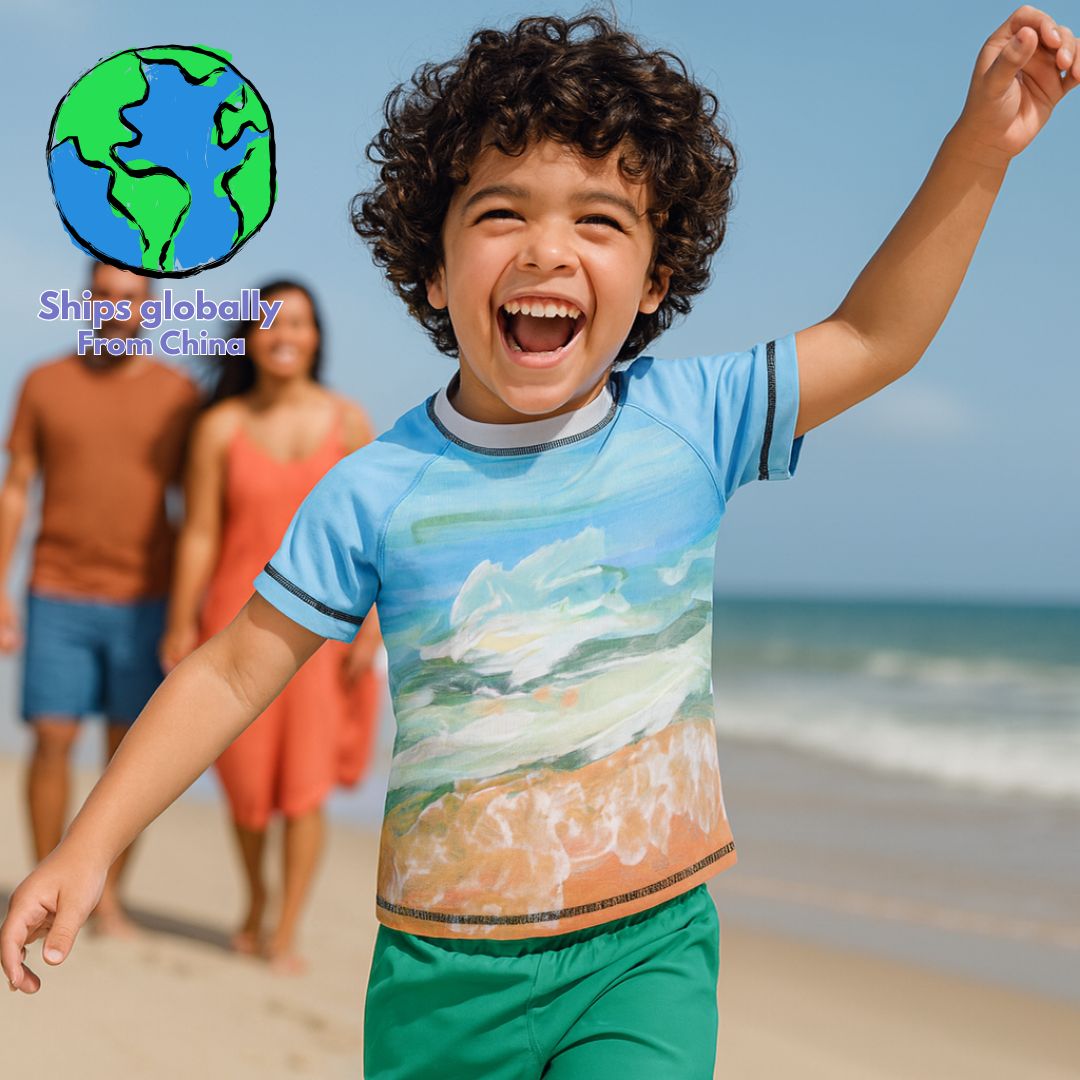Kids’ All-Over Print Swimwear Set