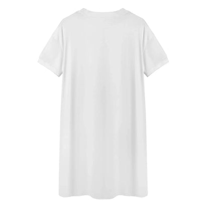 Women’s Short Sleeve Pocket T-Shirt Dress - Nogicle