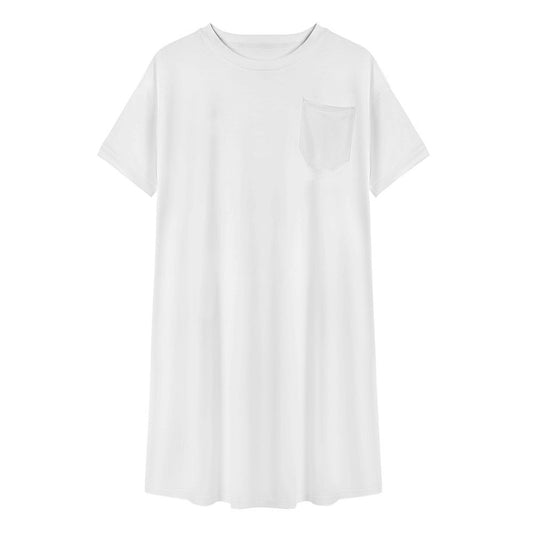 Women’s Short Sleeve Pocket T-Shirt Dress