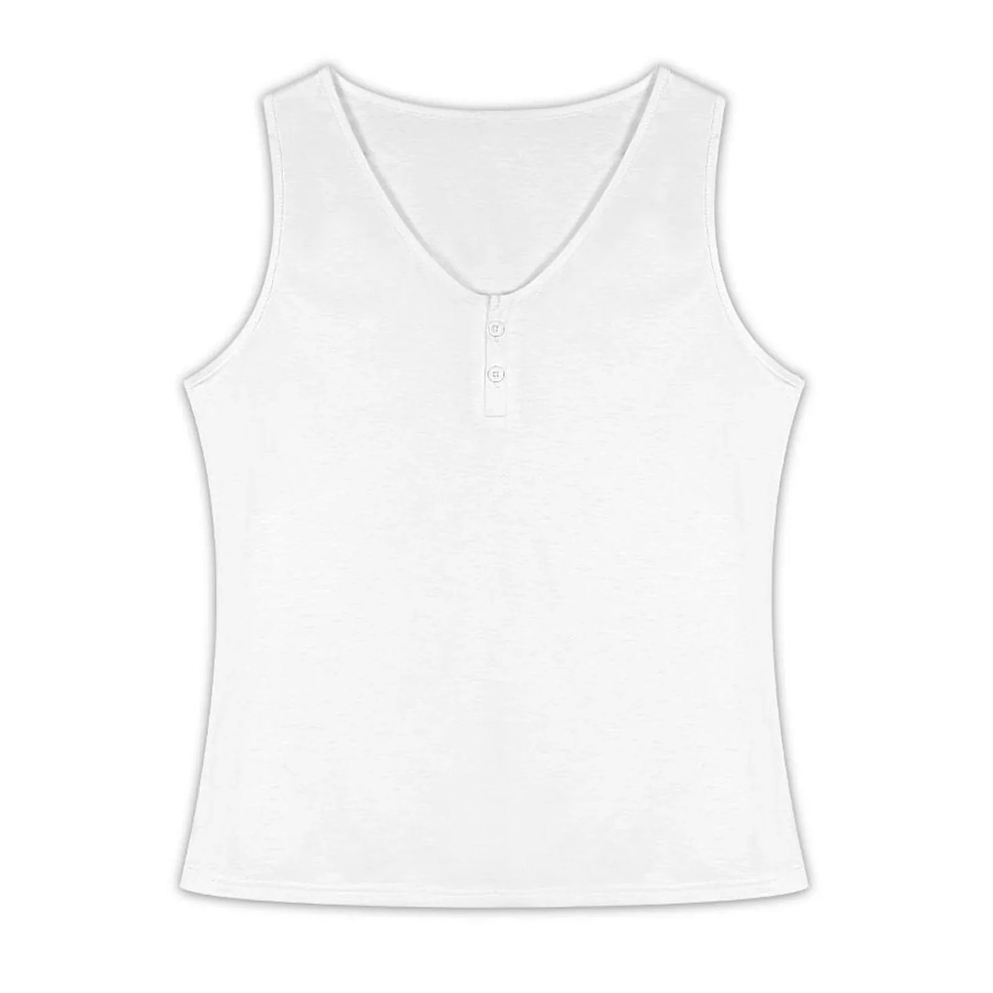 Women’s Button Front Sleeveless Top - Nogicle