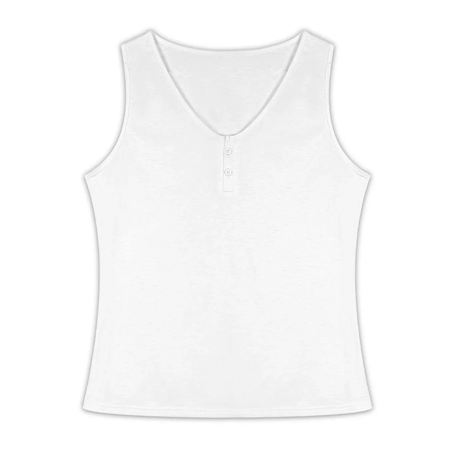 Women’s Button Front Sleeveless Top - Nogicle