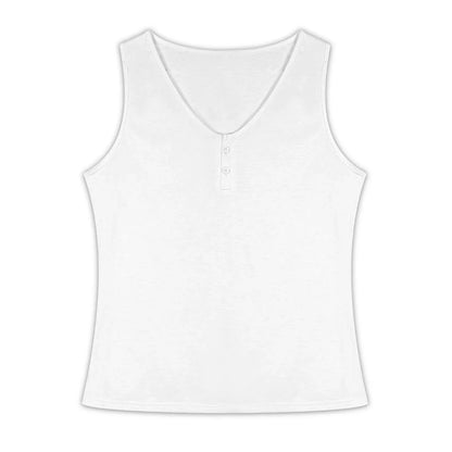 Women’s Button Front Sleeveless Top - Nogicle