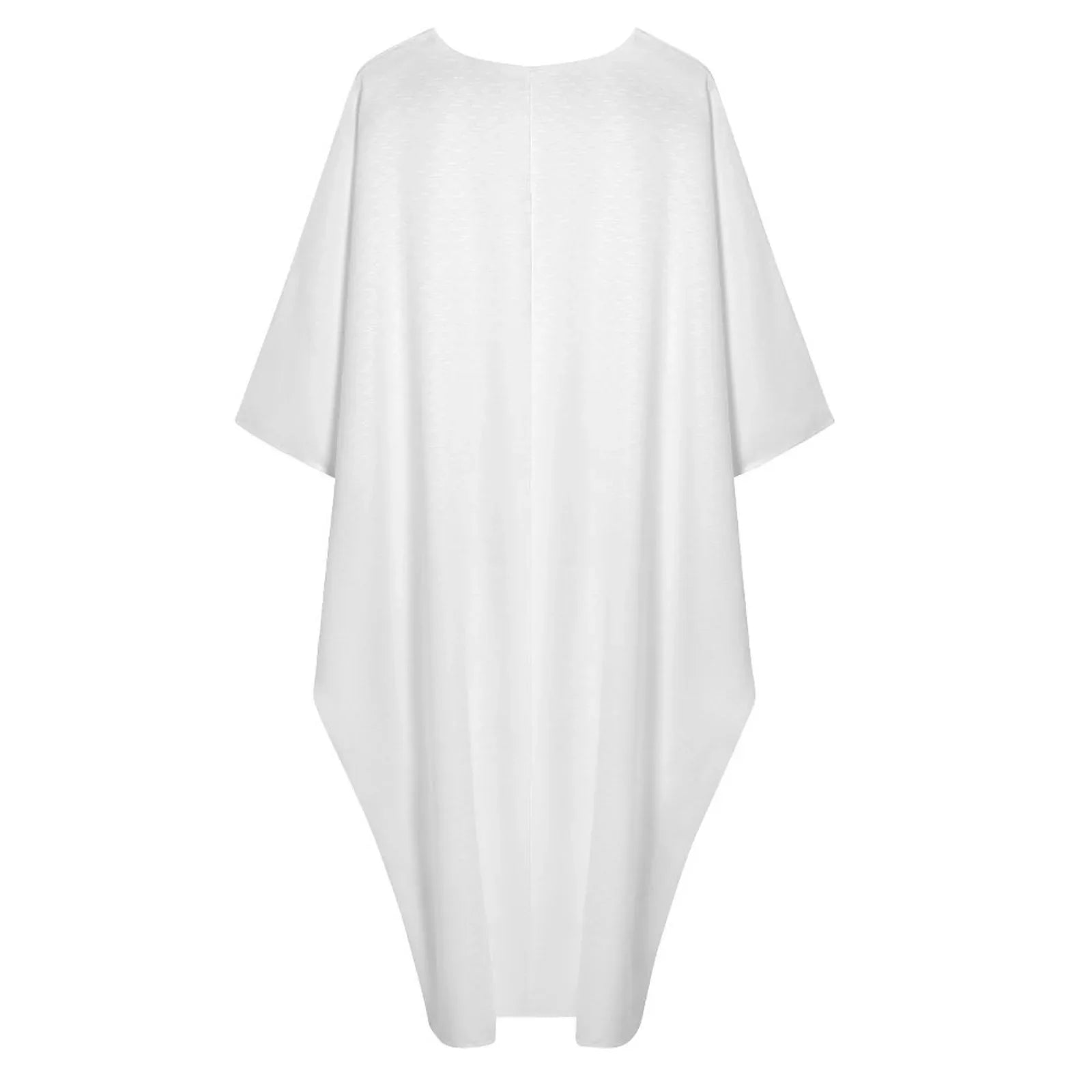 Women’s Relaxed Oversized V-Neck Kaftan Dress - Nogicle