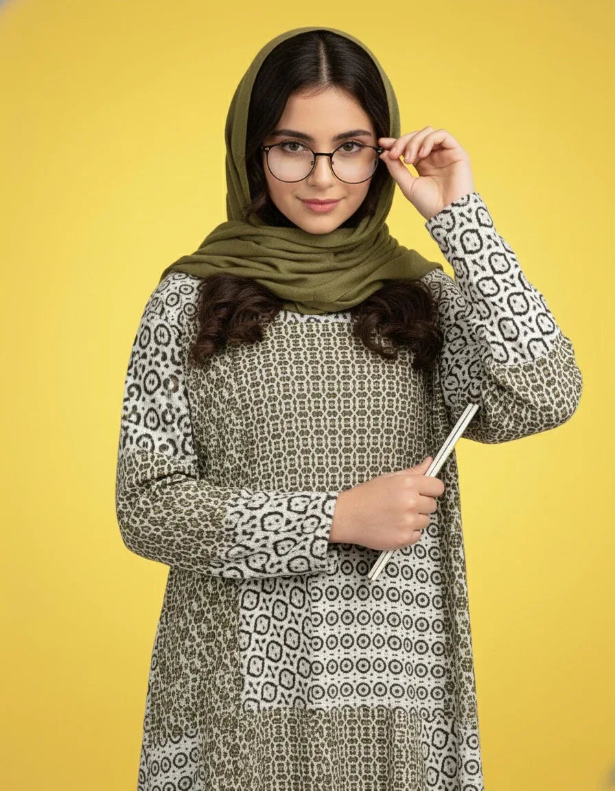 Women’s Long Sleeve Modest Round Neck Top - Nogicle