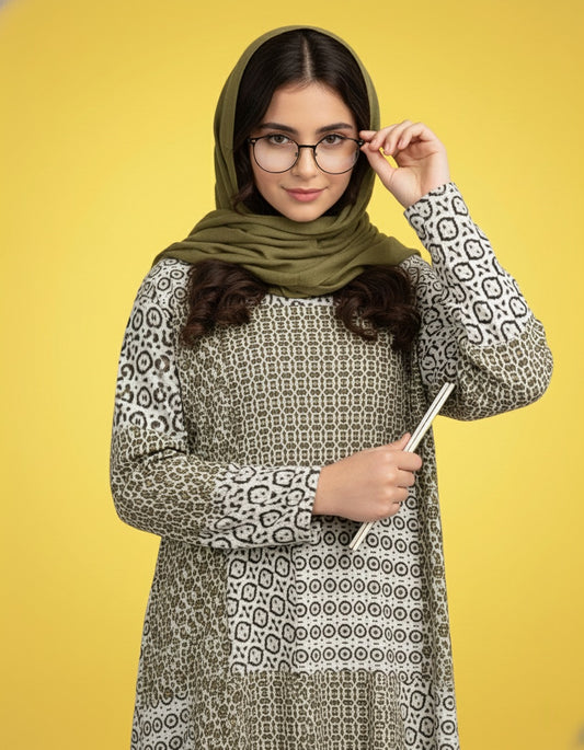 Women’s Long Sleeve Modest Round Neck Top