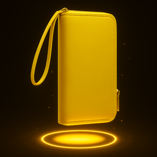 PU Leather Zip Wallet