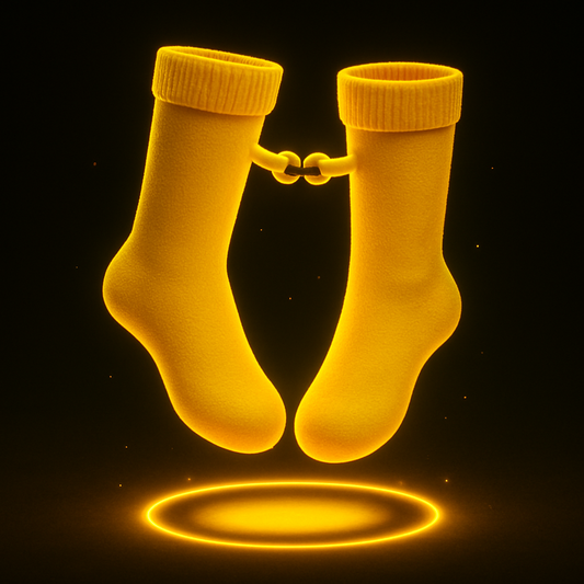 Hand-Holding Socks Duo