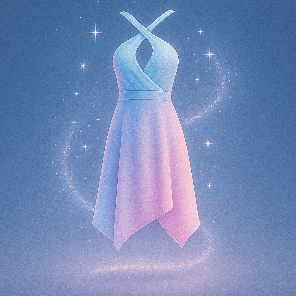 Crisscross Handkerchief Dress