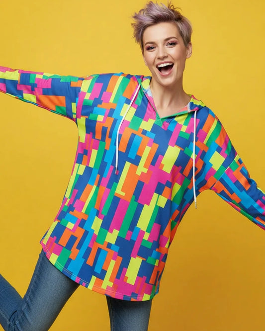 Women’s V-Neck Hoodie Top