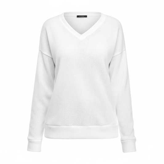 Women’s V-Neck Knit Sweater