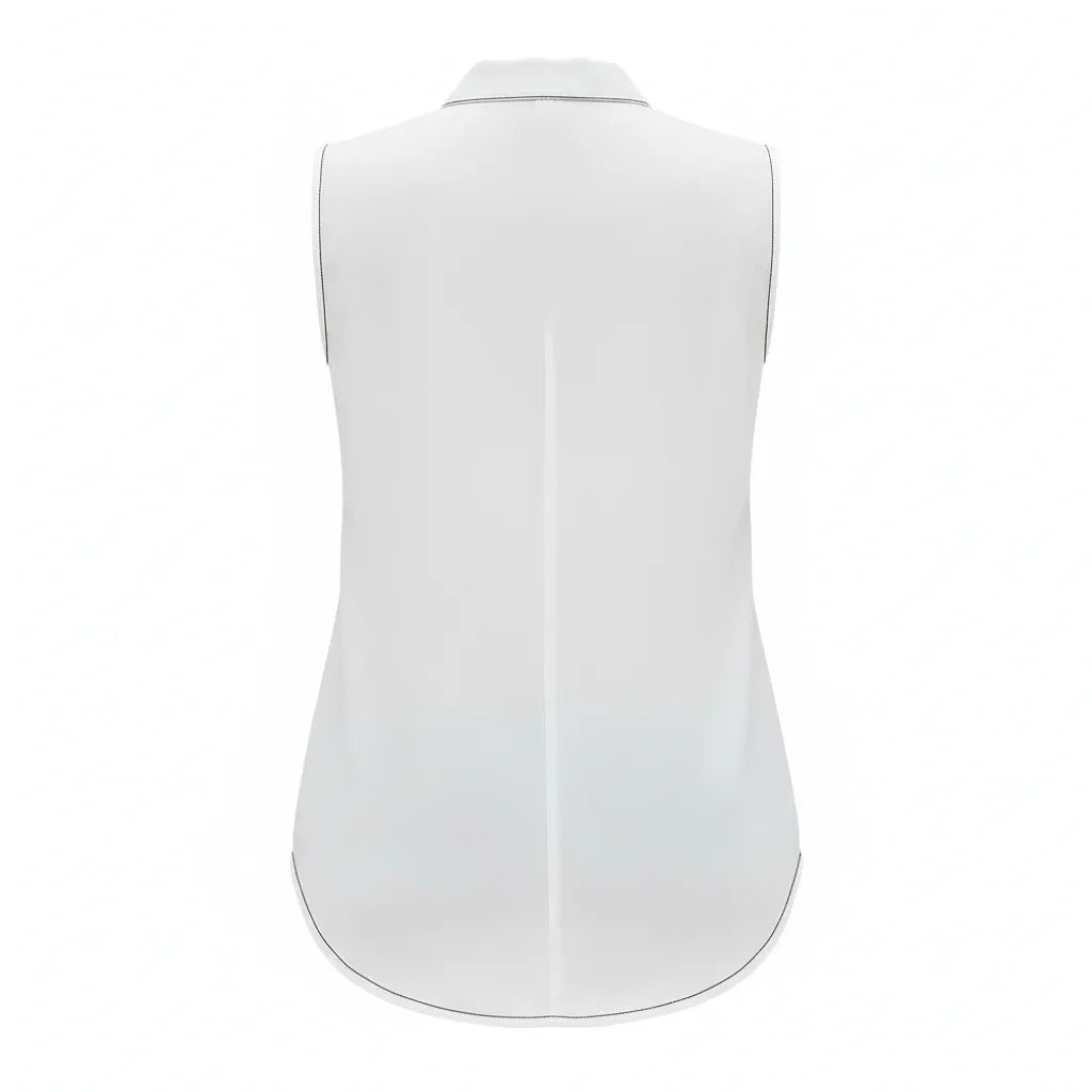 Women’s Sleeveless Bow Tie Blouse - Nogicle