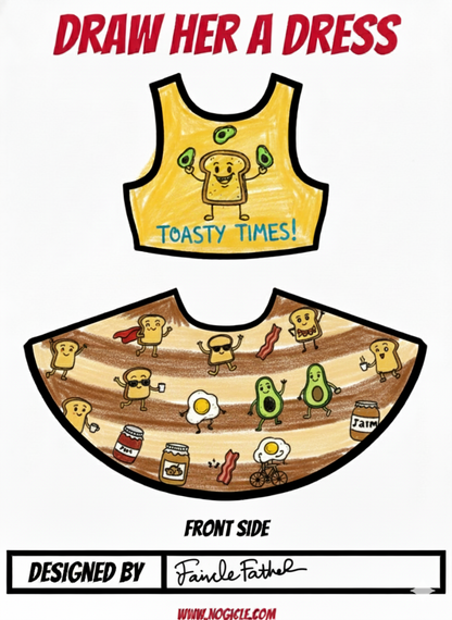Draw Her a Kid’s Dress