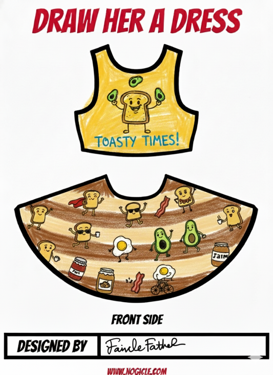 Draw Her a Kid’s Dress