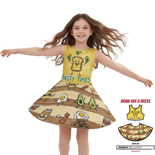 Draw Her a Kid’s Dress