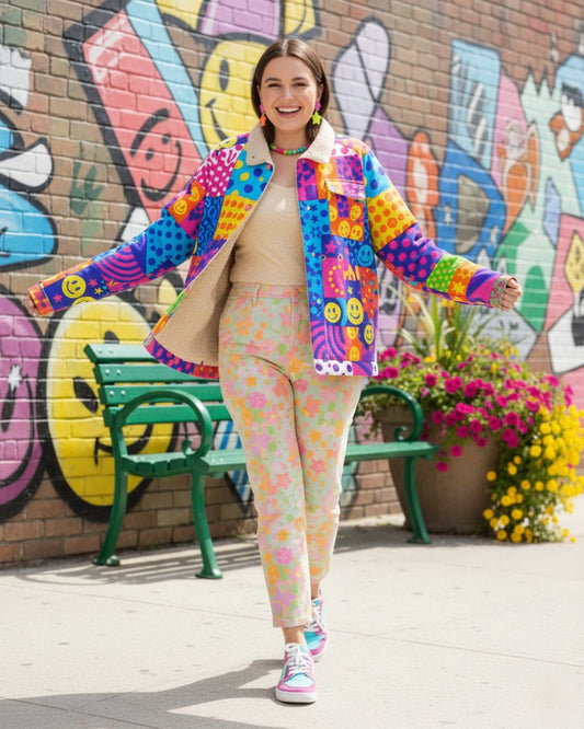 Fleece-Lined Button-Up Jacket
