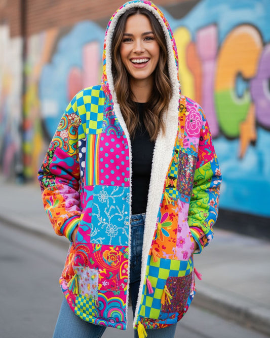 Fleece Lined Hooded Jacket