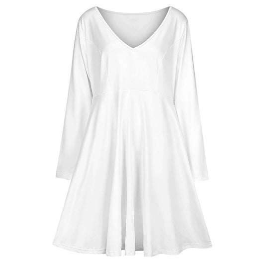 Women’s Plus Size Flowy V-Neck Dress