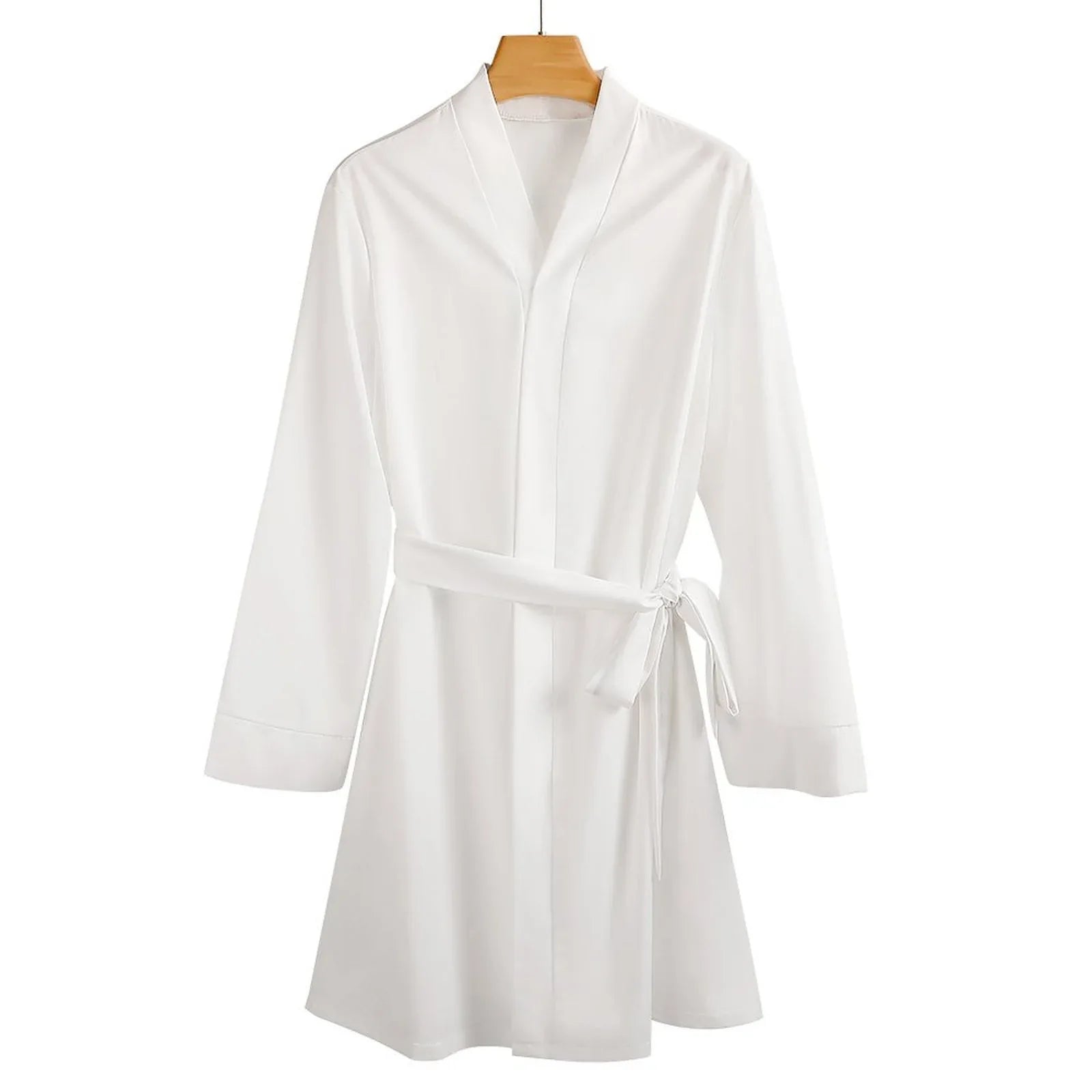 Women’s Satin Sleepwear Robe with Belt - Nogicle