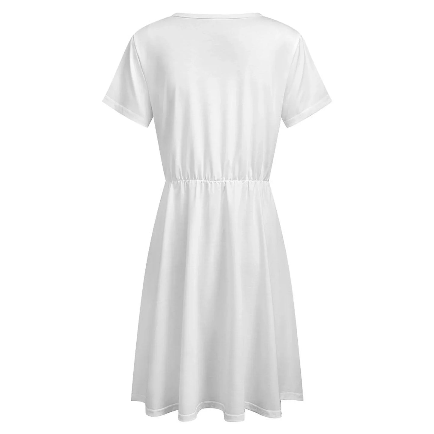 Women’s Short Sleeve Casual Pocket Dress - Nogicle