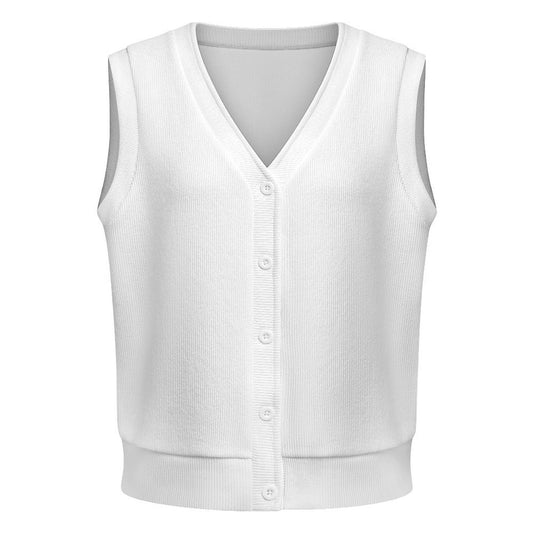 Women’s Button-Front Knit Vest