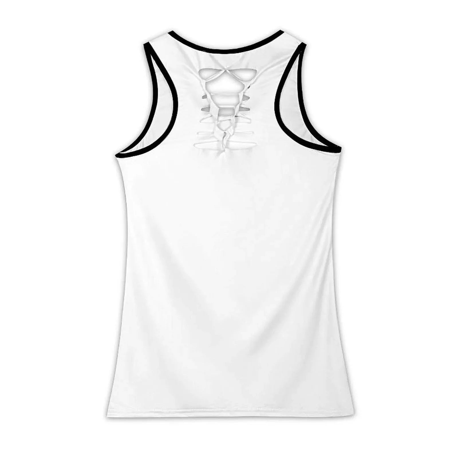 Women’s Lace-Up Back Tank Top - Nogicle