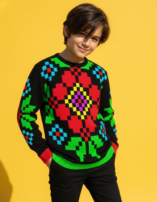 Kids’ Ribbed Pullover Sweater