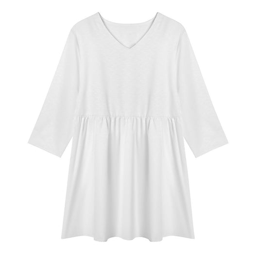 Women’s V-Neck Long Sleeve Mini Dress