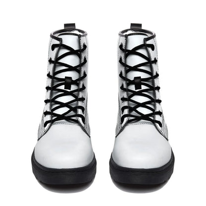 Unisex Lace-Up Combat Boots - Nogicle