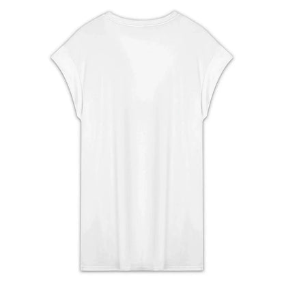 Women’s Crew Neck Cap Sleeve Mini Dress - Nogicle