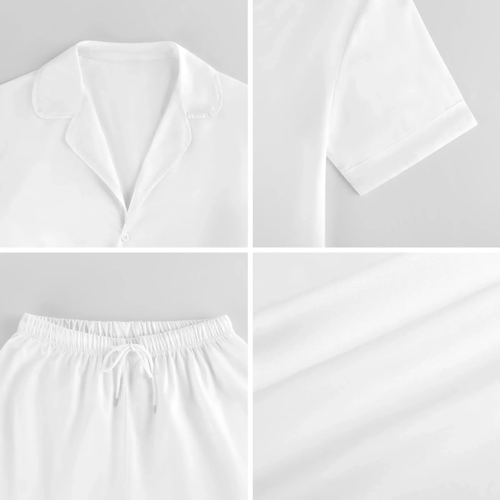 Women’s Satin Short Sleeve Pajama Set - Nogicle